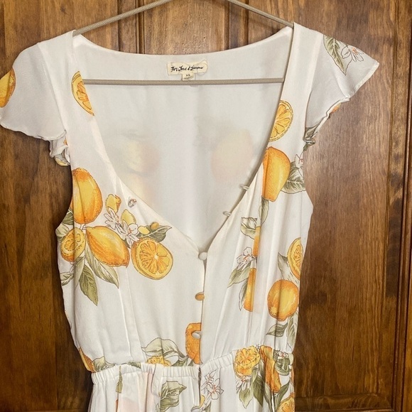 EUC For Love & Lemons Limonada Onesie jumpsuit romper Summer whimsical size XS - Picture 8 of 13